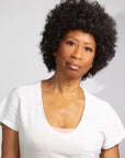 Coils to Locs Eboni premium synthetic wig in Black.