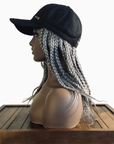Kimmie Cap | Short, Synthetic 12" Wig with Braids