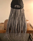 Kimmie Cap | Long Synthetic 18" Wig with Braids