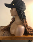 Kimmie Cap | Long Synthetic 18" Faux Loc Wig