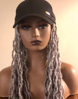 Kimmie Cap | Long Synthetic 18" Faux Loc Wig