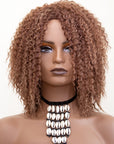 Coils to Locs Imani wig copper honey brown front