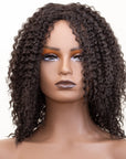 Coils to Locs Imani synthetic wig on mannequin head front