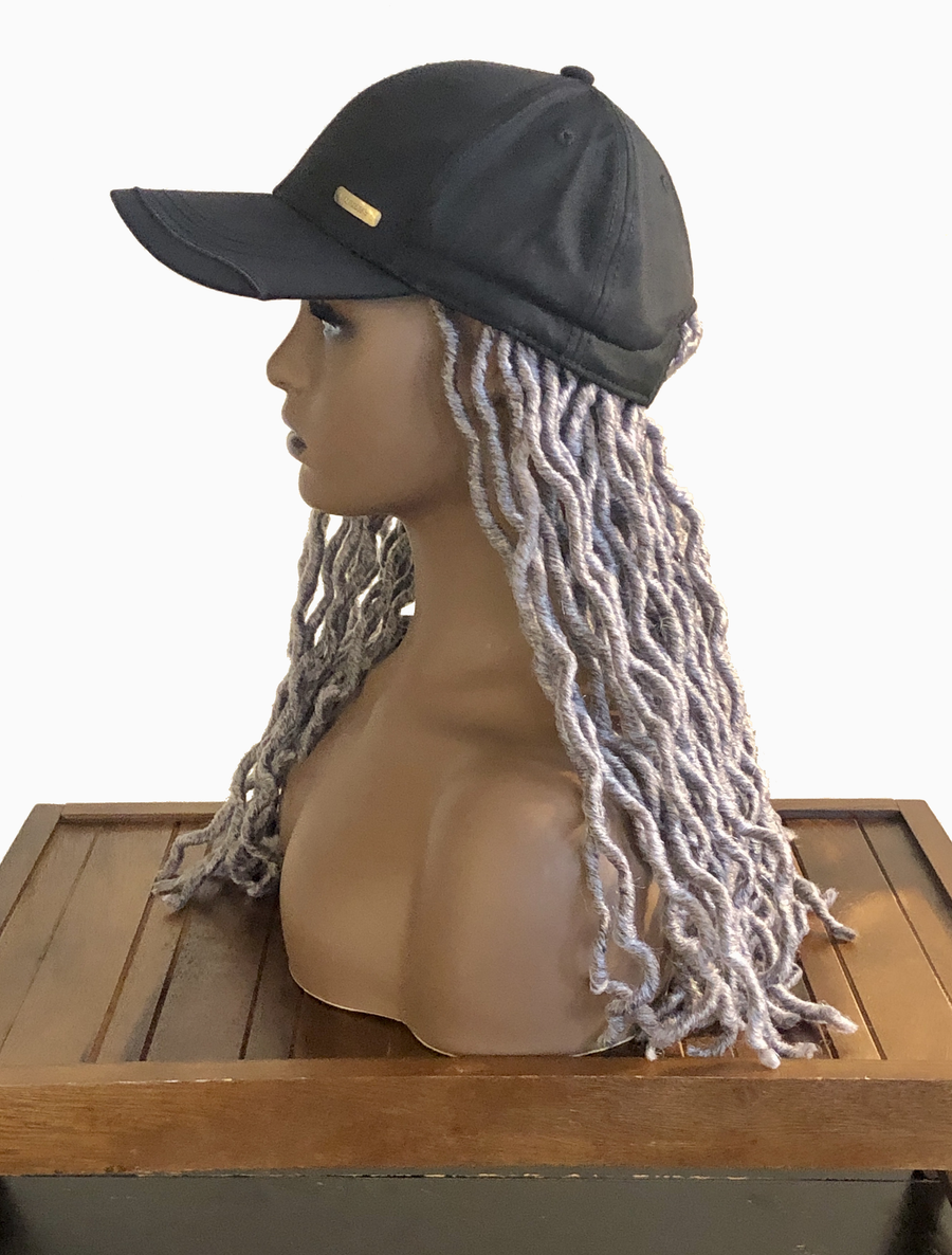 Kimmie Cap | Short (Shoulder Length) Synthetic 12" Faux Loc Wig