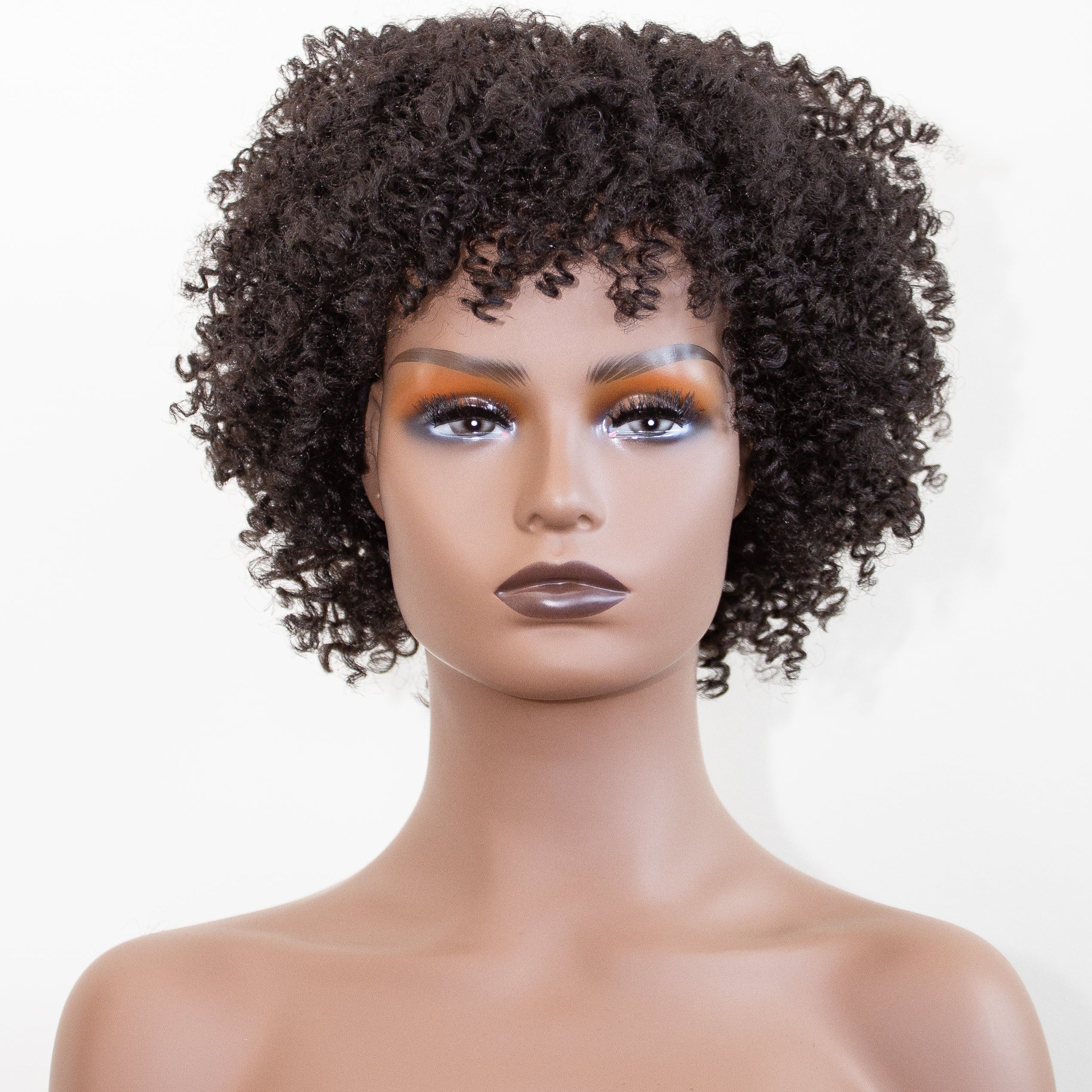 Coils to Locs ashanti wig on mannequin
